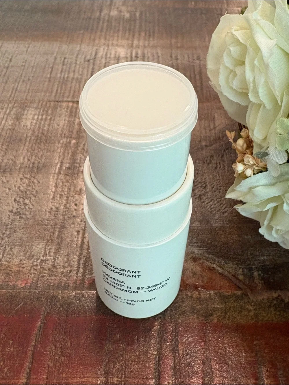 NEW Evolvetogether DEODORANT in HAVANA {Cardamom - Wood} Travel Size!
